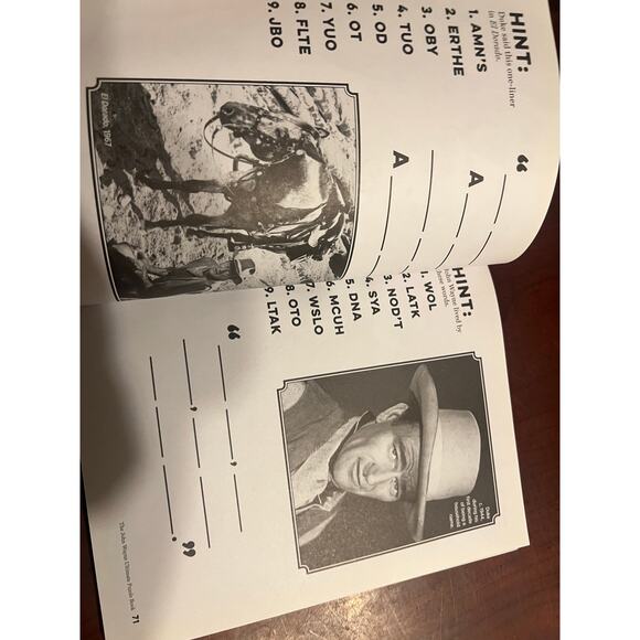 The John Wayne Ultimate Puzzle Book Crossword, Word Search, Su-duke-u and More - Picture 4 of 5